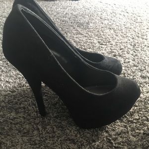 Black heels